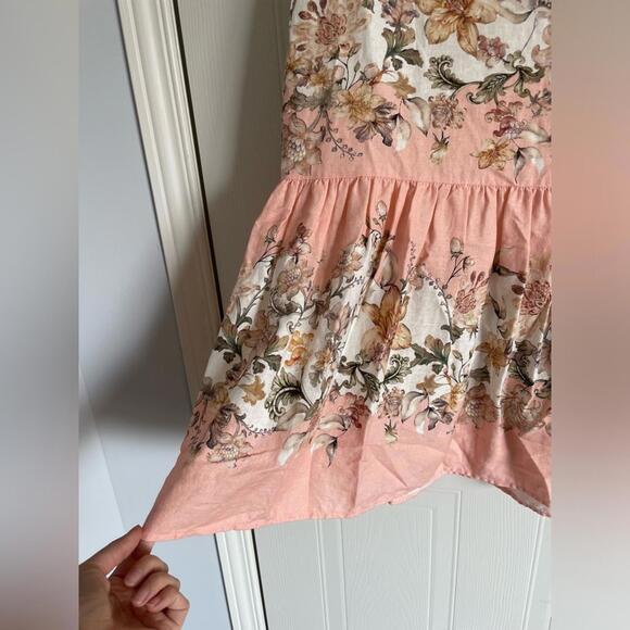 Coquette House of Harlow Skirt Painterly Floral Romantic - Picture 6 of 16